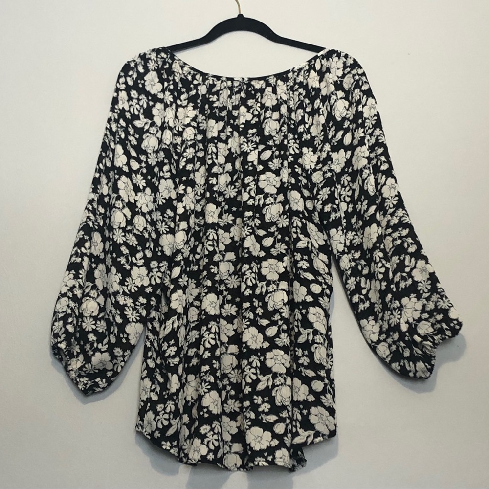 Women’s Chaps Floral Peasant Top